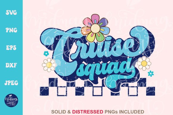 Cruise Squad SVG: Summer Graphics for T-Shirt Designs