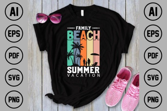 FAMILY BEACH SUMMER VACATION T SHIRT