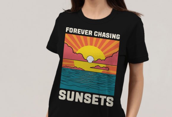 Forever Chasing Sunsets Svg, Summer Graphics