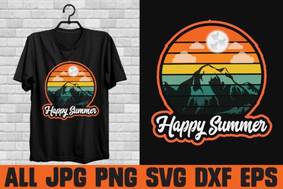 Happy Summer Custom T-Shirt Designs
