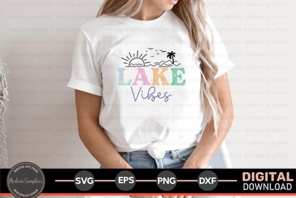 Lake Vibes - Summer Lake SVG
