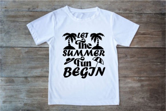 Retro Summer SVG Design, Let the Summer
