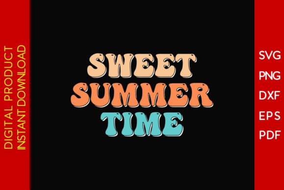 Retro Sweet Summer Time SVG T-Shirt