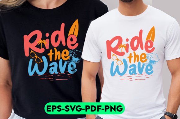 Ride the Wave: Summer Graphics for T-Shirt Designs