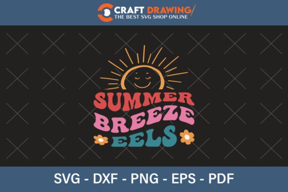 Summer Breeze Eels Svg Cutting Files