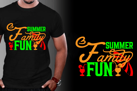 Summer Family Fun T-Shirt Graphics