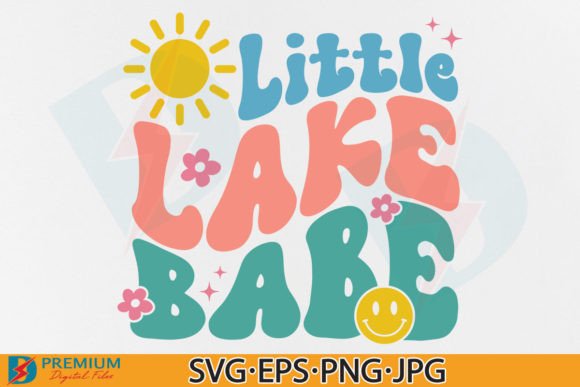 Summer Lake SVG, Little Lake Babe, Girl