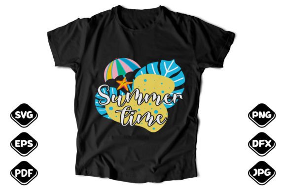 Vintage Summer Colorful T-shirt Design Graphics