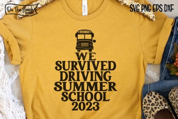 We Survived Driving Summer School SVG Graphics