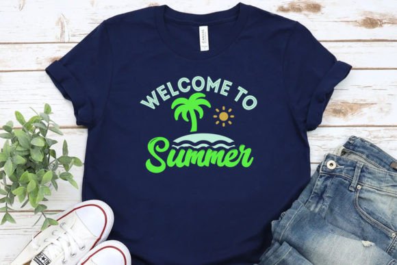 Welcome to Summer T-Shirt Graphics