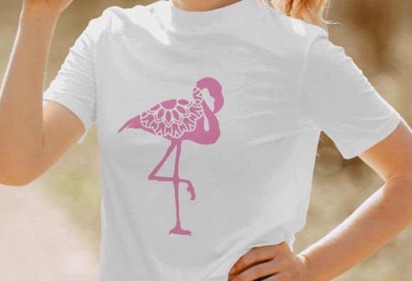 Womens Flamingo Svg Cute File, Summer Graphics